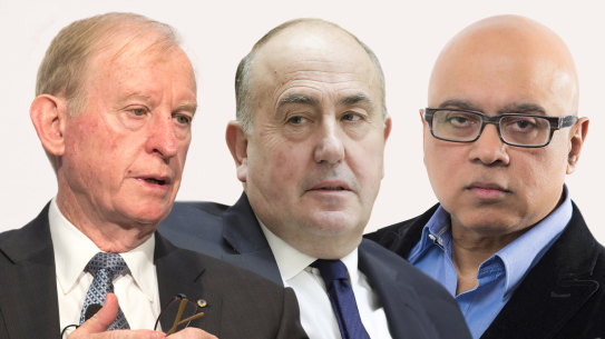 David Murray, John Fraser and Boe Pahari - departed or demoted.