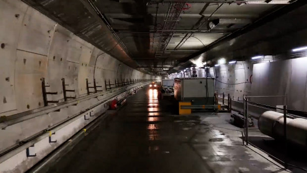 Premier plays tour guide to give glimpse inside West Gate Tunnel
