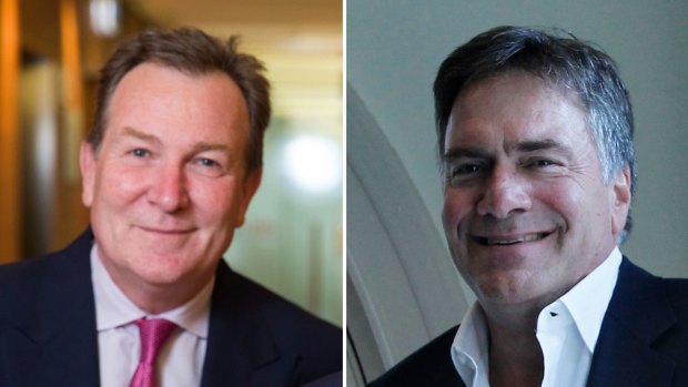 Mark McInnes (left) will team up with retail billionaire Brett Blundy in a new role