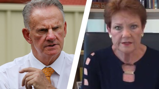 ‘Disgusting’: Pauline Hanson slams Latham’s homophobic comments