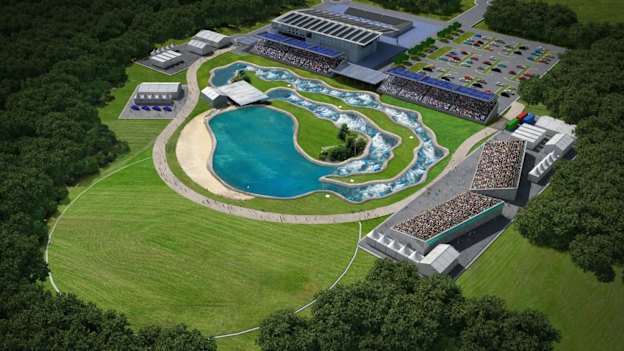 The proposed Redland Whitewater Centre.