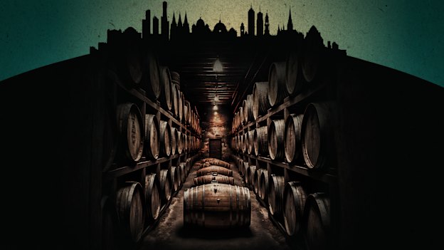 Many wine cellars, bars and restaurants are hidden beneath city streets.
