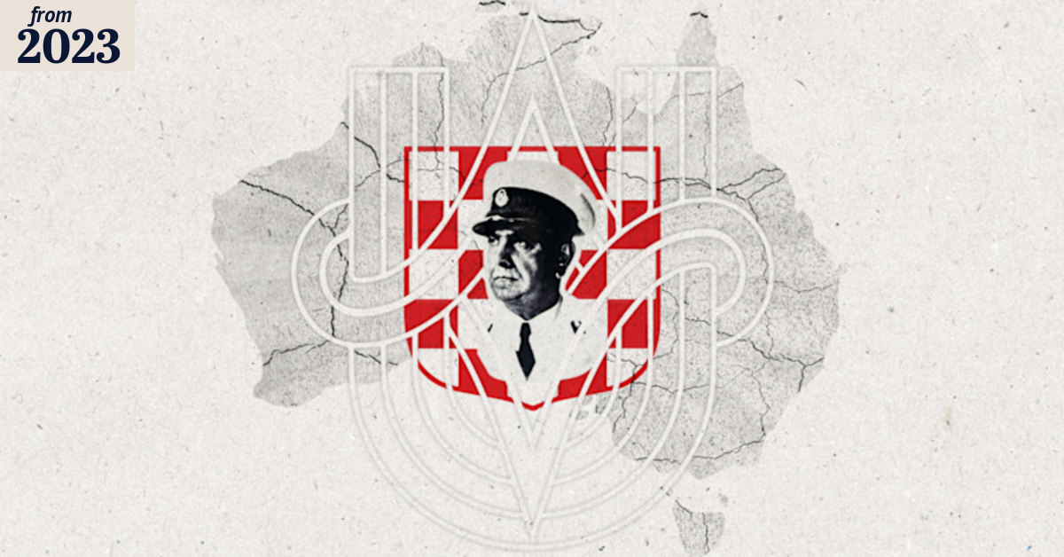 The young woman selling fascist memorabilia to the Croatian diaspora