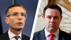 NSW Premier Dominic Perrottet and Trade Minister Stuart Ayres.