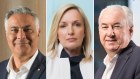Australia Post CEOs past and former: Ahmed Fahour, Christine Holgate and Paul Graham