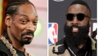Snoop Dogg and James Harden.