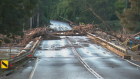 Bells Line of Road is still blocked off by flooding debris.