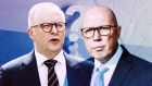 Anthony Albanese and Peter Dutton ahead of the 2024 Queensland election.