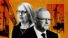 Victorian Premier Jacinta Allan and Prime Minister Anthony Albanese.