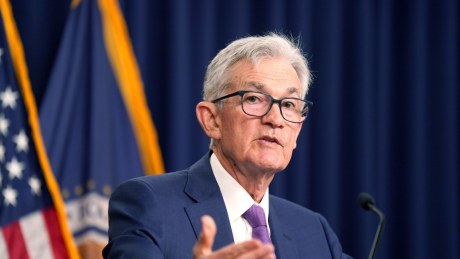 Jerome Powell said he didn’t think it was likely the Fed would need to consider interest-rate increases.