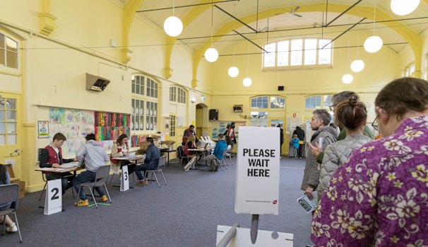 Many people voted outside their district at this election due to a change in boundaries.