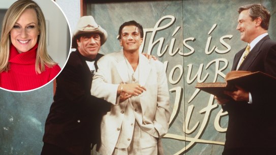 Composite - “This is your life hosted by Mike Munro - Ian “Molly Meldrum”
Supplied for publicity purposes 1997
***EMBARGOED FOR SUNDAY LIFE, SEPTEMBER 12/21 ISSUE***
Supplied publicity photo of Melissa Doyle
(handout photo, no credit, no syndication)