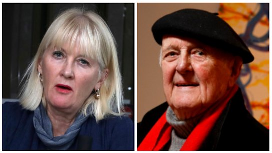 Artist John Olsen is suing his stepdaughter Karen Mentink.