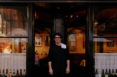 Anton Forte pictured outside his Le Foote restaurant in The Rocks.