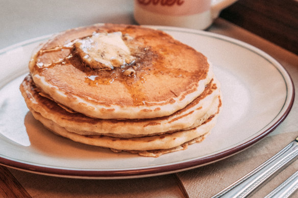 Operator Diner flies the flags for old-school diner pancakes.