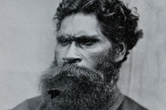 William Barak in an 1866 photograph.