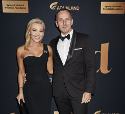 Ellie and Charlie Aitken at the exclusive 2019 Gold Dinner in Sydney.