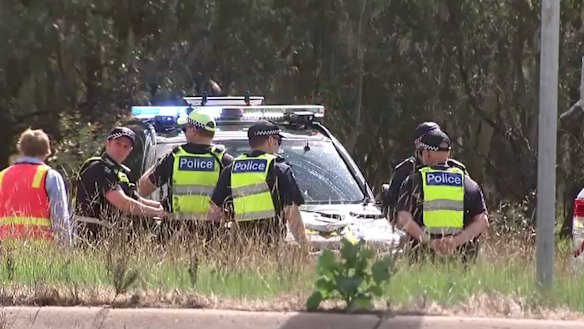 Four people have died in a collision with a B-double truck on the Hume Freeway in north-east Victoria.