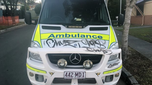 Mr Augustus said the paramedics take the graffiti attack personally.