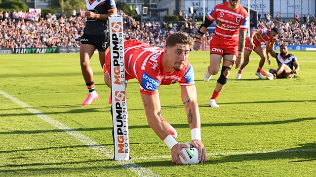 Zac Lomax has been the Dragons’ best player in 2024.