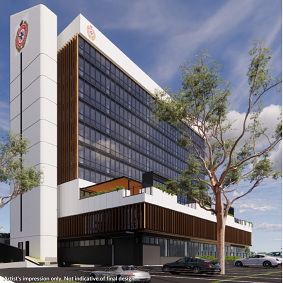 The new Qld fire department building.