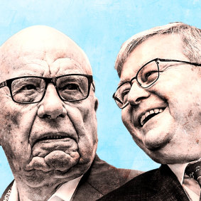 Kevin Rudd has been a staunch critic of the Rupert Murdoch-owned media.