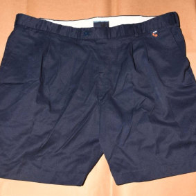 A pair of Telstra-issued work shorts.
