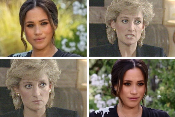 Candid interviews: Meghan, Duchess of Sussex, and Princess Diana. 