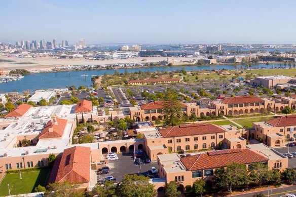 California’s Liberty Arts Centre in San Diego is a former navy training centre. It is an example of how the Defence Department sees Brisbane’s Victoria Barracks being transformed.