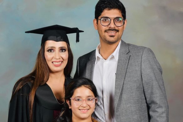 Pratibha Sharma, 44, her husband Jatin Chugh, 30, and her daughter Anvi, 9, have been identified as three of the victims of the Daylesford crash.