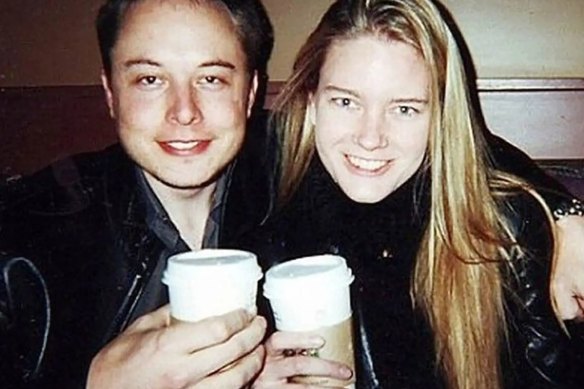 Elon and Justine Musk in happier times. 