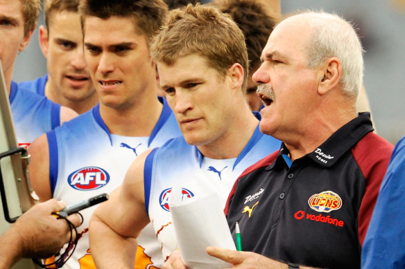 Former Brisbane Lions coach and AFL legend Leigh Matthews.