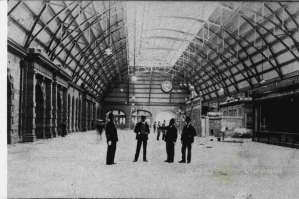 Significant landmark: the main concourse at Central Station, in 1906.