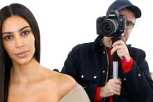 Prigent spots Kim Kardashian at the  Balenciaga show in Paris in 2017.
