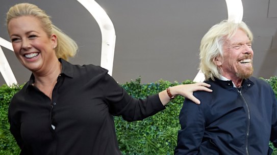 Social Seen: Sir Richard Branson's meditation class in Sydney skies