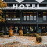 The bold fascade of Hotel Bellinzona, Hepburn Springs, Victoria.