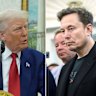 Donald Trump and Elon Musk.