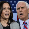 As it happened: Kamala Harris and Mike Pence face off weeks before US election