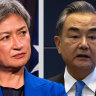 Australia’s Foreign Minister Penny Wong and China’s Foreign Minister Wang Yi