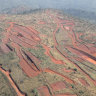 Guinea’s Simandou mountains contain very high quality iron ore.