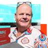 Charlie Coyle, the director of finance at the Aboriginal Health and Medical Research Council (digitally altered image).