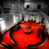 Queensland’s ‘red chamber’, where the Legislative Council upper house used to sit.