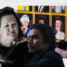 Australia’s richest person, Gina Rinehart, and Indigenous artist Vincent Namatjira.