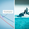 Airline flight paths had to be changed because of Chinese warships in the Tasman Sea.