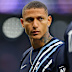 Richarlison seen during warm-up against Charlton Athletic.