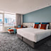 The room was huge and had an extremely comfortable bed.