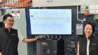 Jet Charge CEO Tim Washington with co-founder and general counsel Ellen Liang