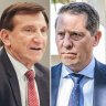 Local Government Minister Ron Hoenig, Health Minister Ryan Park and Attorney-General Michael Daley.