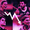 AFL stars Isaac Heeney, Marcus Bontempelli, Charlie Curnow and Harley Reid.