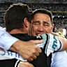 Shane Flanagan led the Sharks to their first NRL title in 2016 - and now James Maloney has 